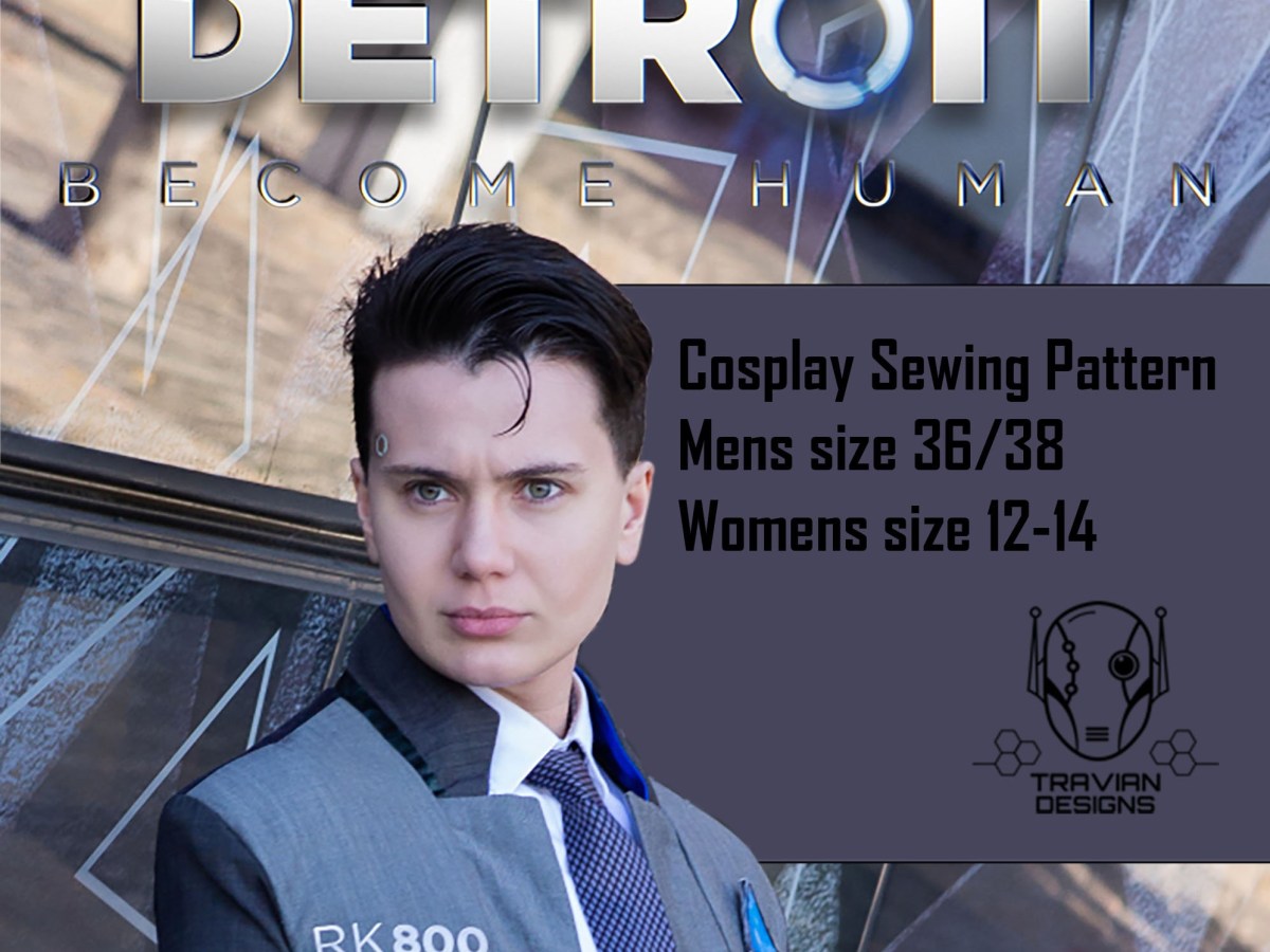 Detroit Become Human Connor Sewing&nbsp;Pattern
